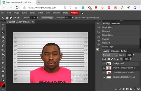 To use it, you will need an updated version of Chrome or Firefox on your computer. . Fake mugshot maker